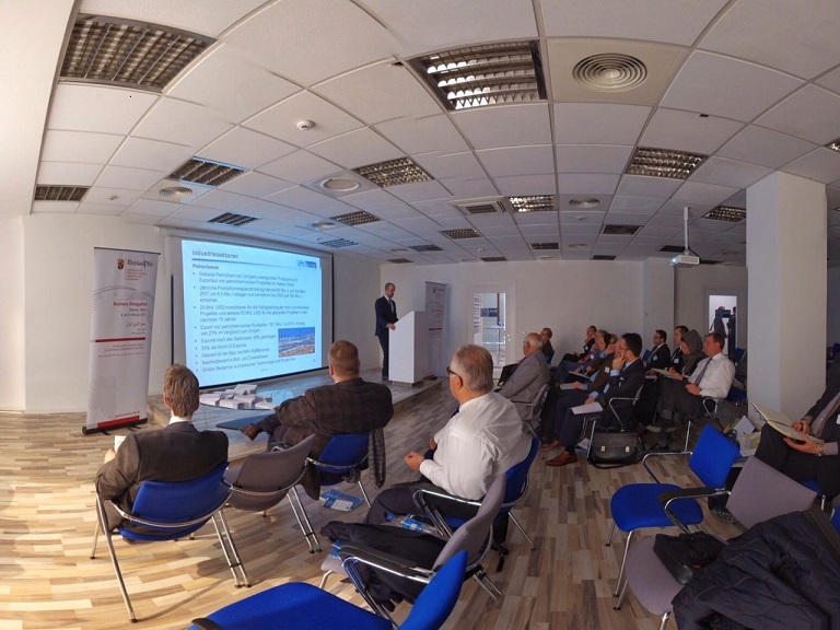 Vortrag_Amir_Alireza_0.1 Wirtschaftsdelegation aus Rheinland-Pfalz beim Briefing in der AHK-Teheran