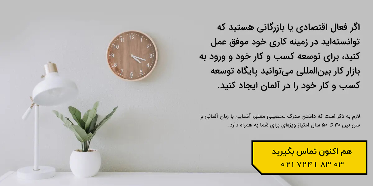 راهنمایی برای فعالین اقتصادی